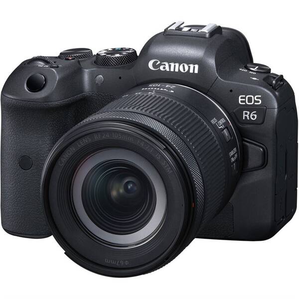 Digitální fotoaparát Canon R6 + RF 24-105 mm f/4-7.1 IS STM černý

