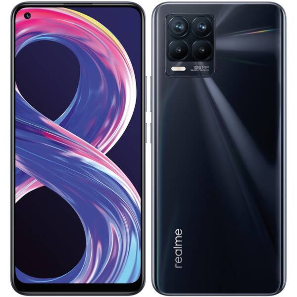 Mobilní telefon realme 8 Pro 6/128 GB - Punk Black 


