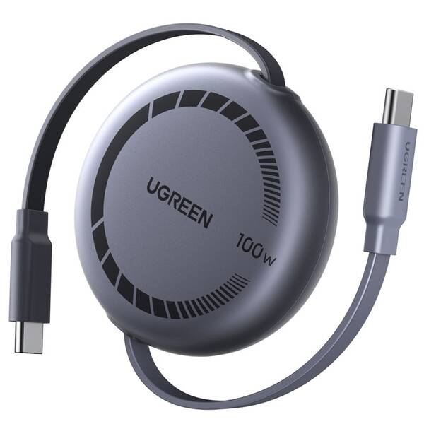 Kabel UGREEN USB-C/USB-C, 100W, 1m šedý

