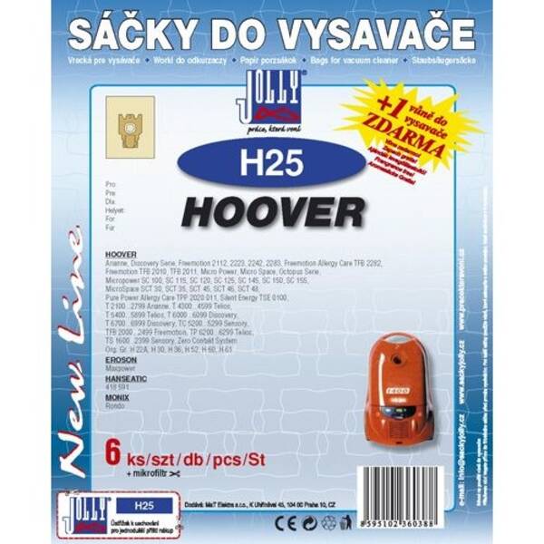 Sáčky do vysavače Jolly H 25 (6 ks) 

