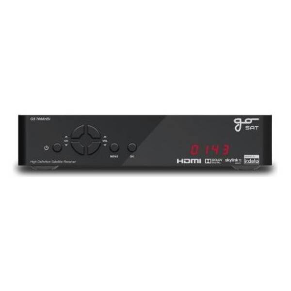 Satelitní přijímač GoSat GS7060 HDi černý

