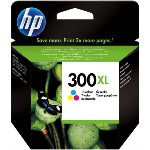 Inkoustová náplň HP 300XL,  440 stran - CMY 

