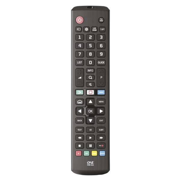 Dálkový ovladač One For All pro TV LG černý

