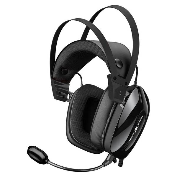 Headset White Shark GOTTAN, PC, PS4/PS5, XBOX, Mac černý

