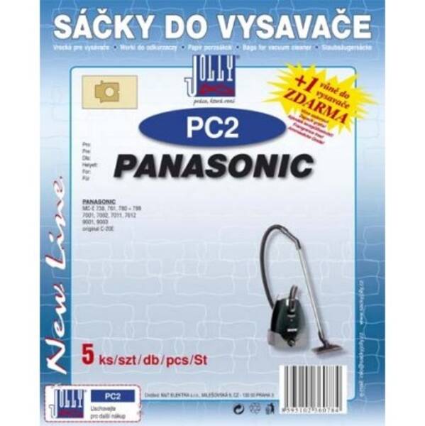 Sáčky do vysavače Jolly PC 2 (5 ks) 

