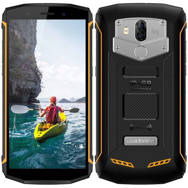 Mobilní telefon iGET Blackview GBV5800 černý/žlutý

