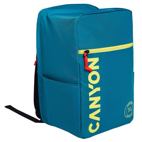Batoh na notebook Canyon CSZ-02 pro 15.6", 20x25x40cm, 20L zelený

