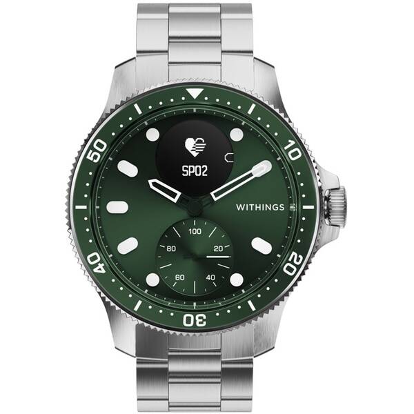 Chytré hodinky Withings Scanwatch Horizon - Special Edition 43mm zelené

