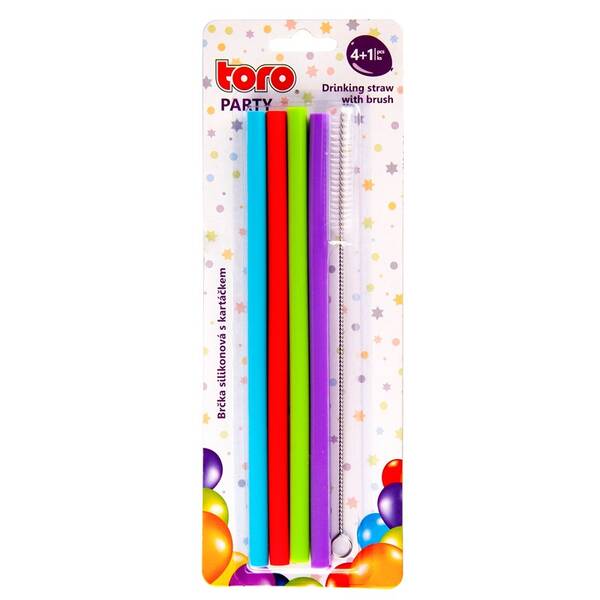 Brčka TORO SET 4 ks + 1 ks, 20 cm, silikon 

