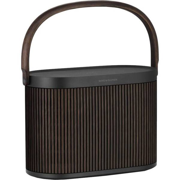 Přenosný reproduktor Bang & Olufsen BeoSound A5 černý/hnědý

