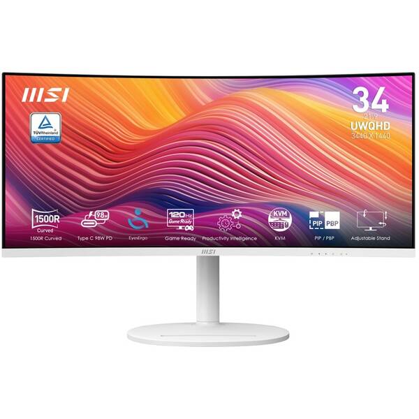 Monitor MSI Modern MD342CQPW bílý

