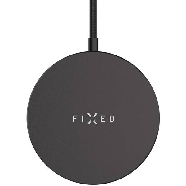 Bezdrátová nabíječka FIXED MagPad Slim s Qi2, MagSafe, 15W černá

