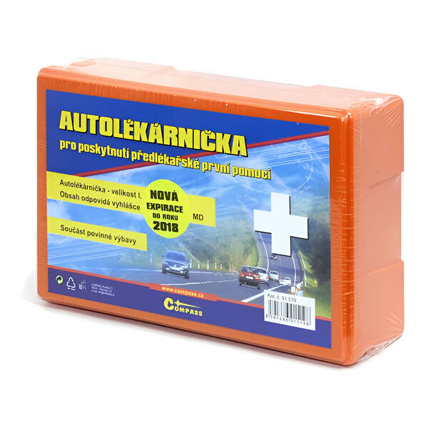 Autolékárnička Compass I. plastová velká 

