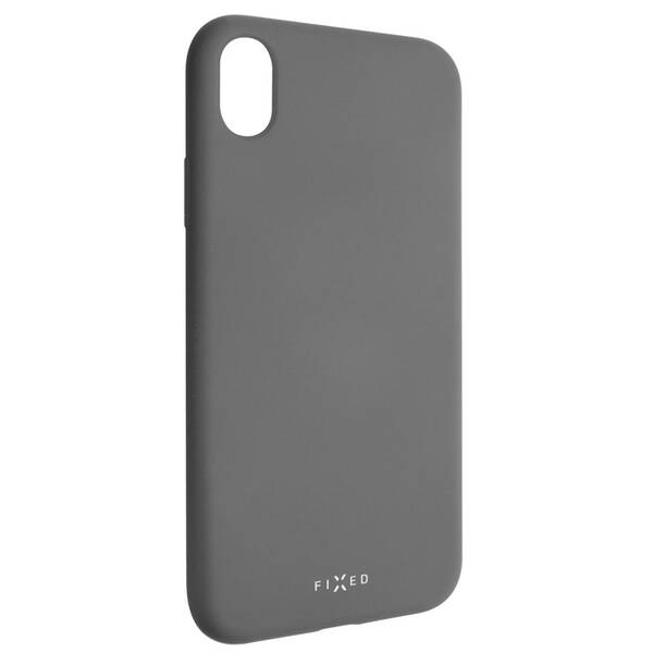 Kryt na mobil FIXED Story na Apple iPhone XR šedý

