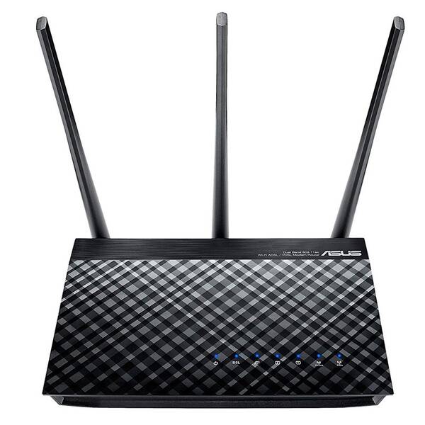 Router Asus DSL-AC750 - AC750 dvoupásmový ADSL/VDSL Wi-Fi Modem 

