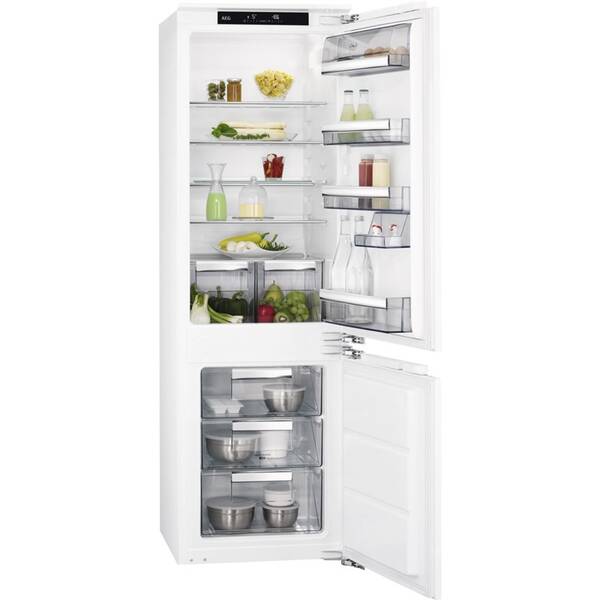 Chladnička s mrazničkou AEG FlexiShelf SCE818D3LC bílá

