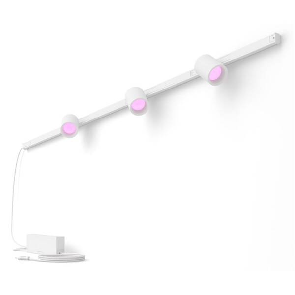 Bodové svítidlo Philips White and Color Ambiance Perifo na stěnu (3 bodová světla) bílé

