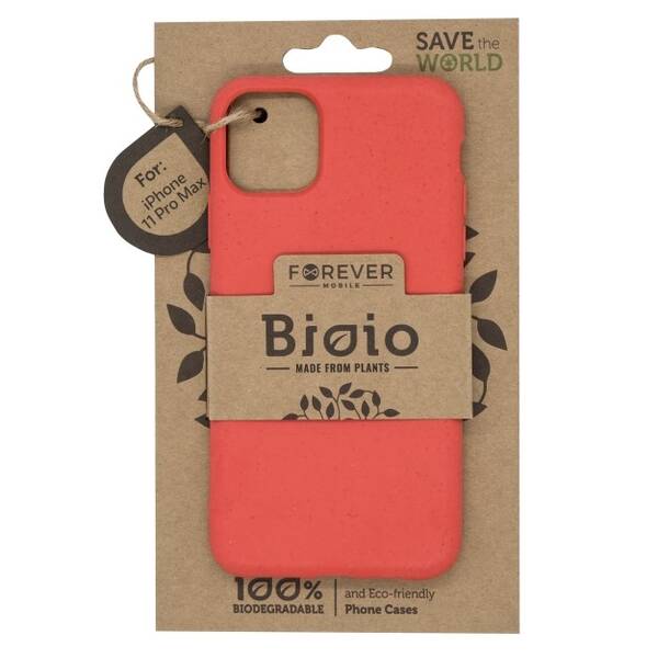 Kryt na mobil Forever Bioio na Apple iPhone 11 Pro Max červený

