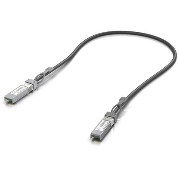 Kabel Ubiquiti Patch DAC, SFP+/SFP+, 10Gbps, 0,5m šedý


