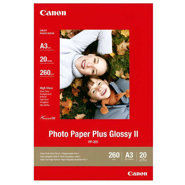 Fotopapír Canon PP201 A3, 20 listů bílý

