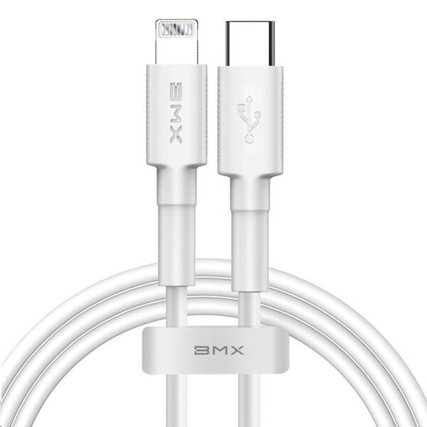 Kabel Baseus BMX Mini USB-C/Lightning PD 18W, MFi, 1,2m bílý

