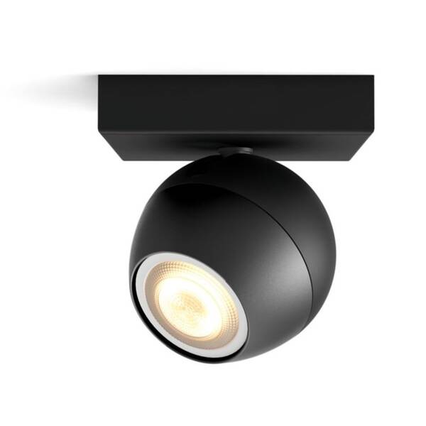Bodové svítidlo Philips Buckram White Ambiance Spot černé

