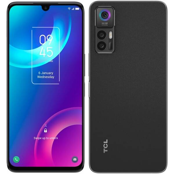 Mobilní telefon TCL 30+ 4 GB / 128 GB - Techno Black 

