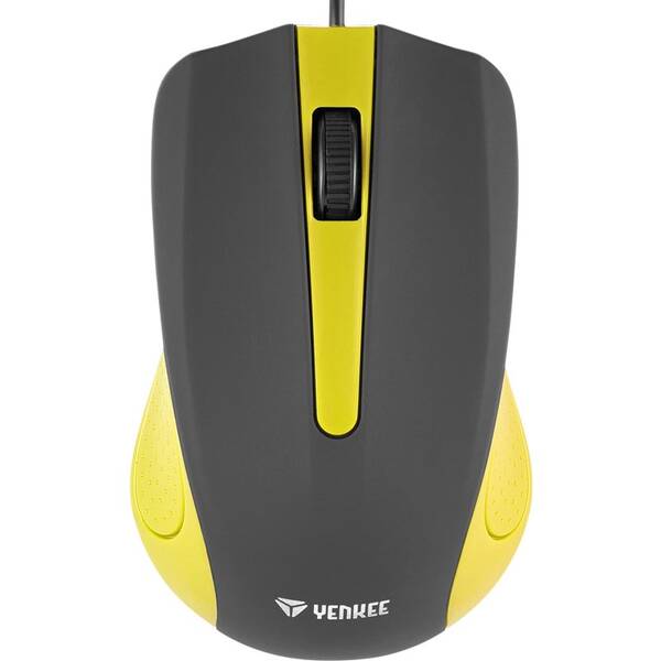 Myš YENKEE YMS 1015YW USB Suva černá/žlutá

