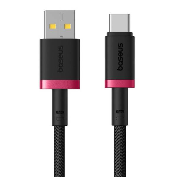 Kabel Baseus Dura USB/USB-C, 60W, 1m černý/červený


