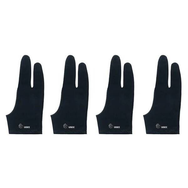 Rukavice UGEE Art Glove, 4 ks černé

