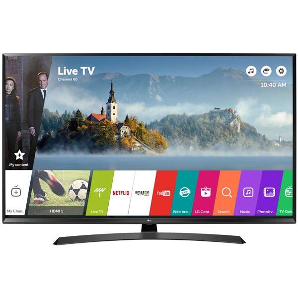 Televize LG 55UJ635V černá barva
