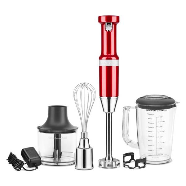 Ponorný mixér KitchenAid 5KHBBV83ECA červený

