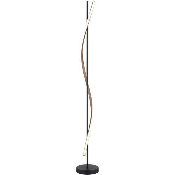 Stojací lampa GLOBO Watkins, 30 W černá

