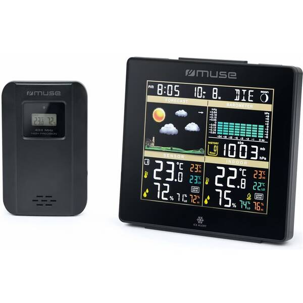 Meteorologická stanice MUSE M-085WS černá

