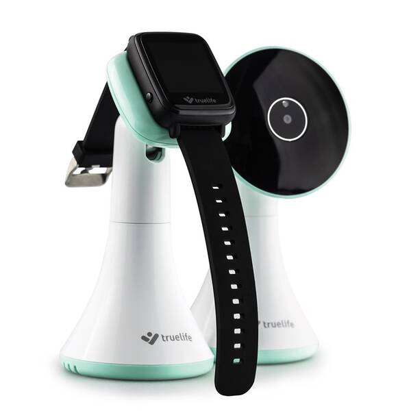 Dětská elektronická chůva TrueLife NannyWatch A15 bílá/zelená

