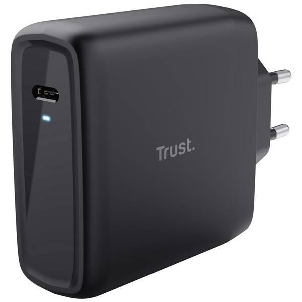 Nabíječka do sítě Trust Maxo 100 W USB-C s kabelem USB-C/USB-C, 2 m černý

