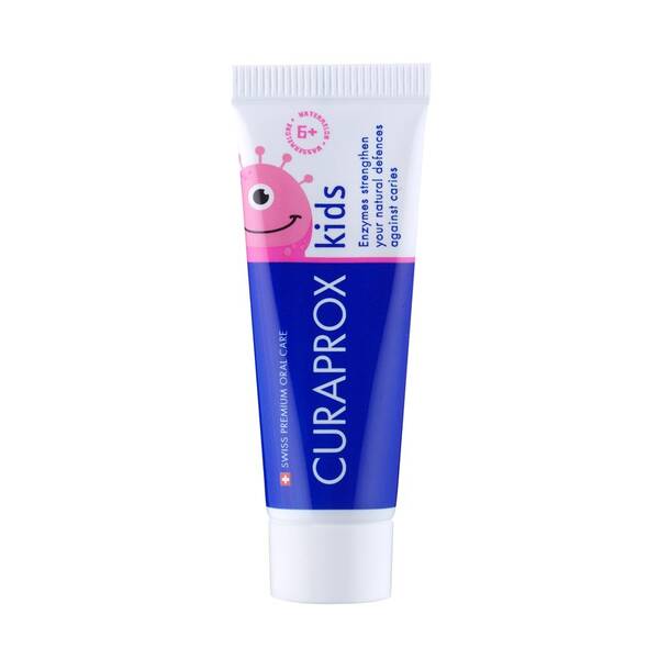 Dětská zubní pasta CURAPROX Kids vodní meloun, 1450 ppm F, 10 ml 


