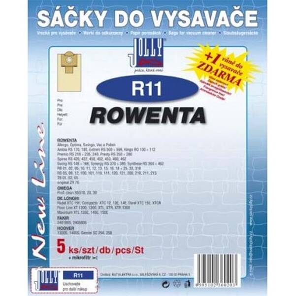 Sáčky do vysavače Jolly R 11 (5 ks) 

