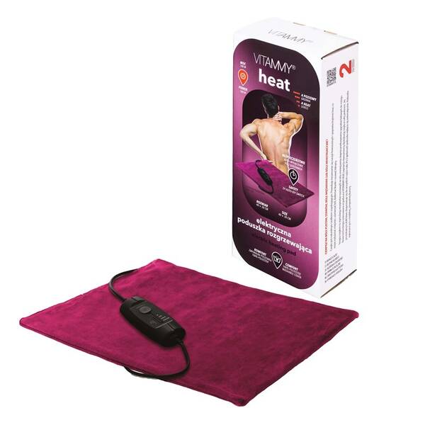 Vyhřívací podložka VITAMMY HEAT červená

