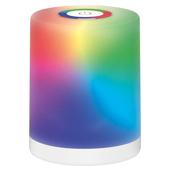 Stolní LED lampička Solight RGB lucerna bílá

