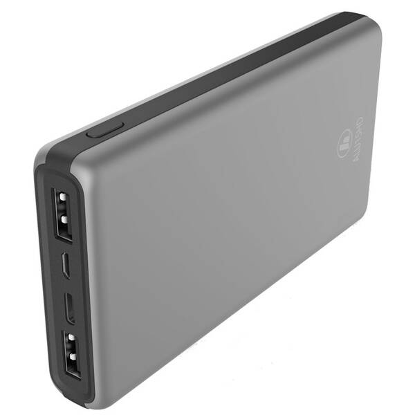 Powerbanka Hama ALU15HD, 15000 mAh stříbrná

