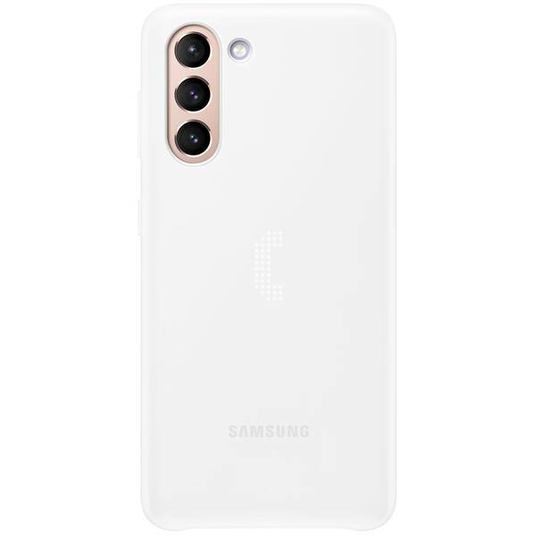 Kryt na mobil Samsung LED Cover na Galaxy S21 5G bílý

