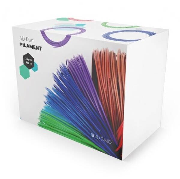 Náplň 3D SIMO Multipro/KIT - ABS/PLA, 125m 

