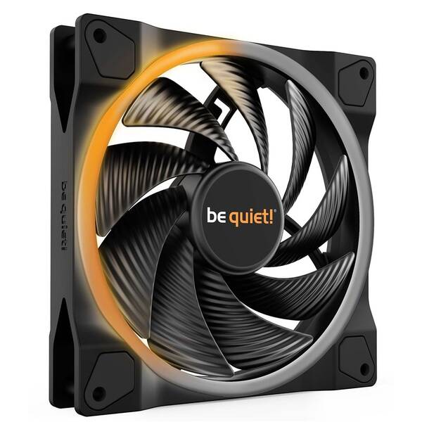 Ventilátor be quiet! Light Wings PWM high-speed 140mm černý

