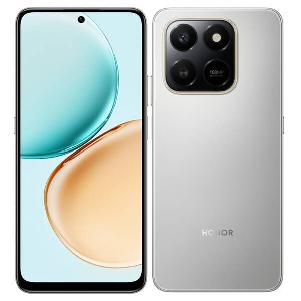 Mobilní telefon HONOR X7d 8 GB / 256 GB stříbrný

