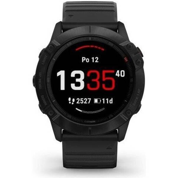 Chytré hodinky Garmin fenix 6X PRO Glass (MAP/Music) černé

