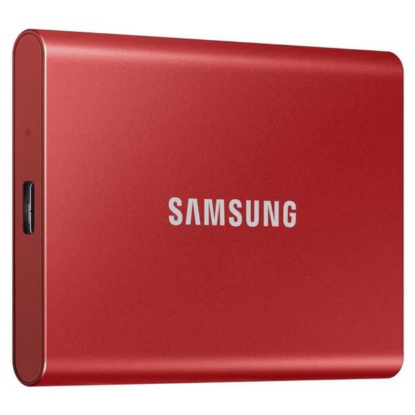 SSD externí Samsung T7 1TB červený

