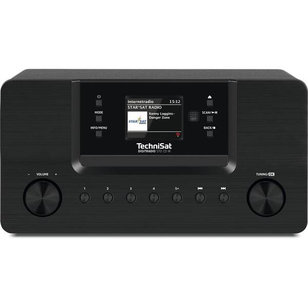 Internetový radiopřijímač s DAB+ TechniSat DIGITRADIO 570 CD IR černý

