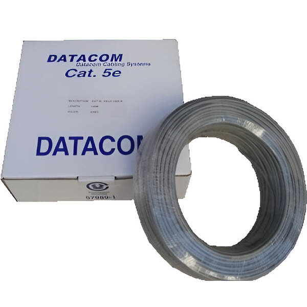 Kabel DATACOM UTP Cat.5e, 100m šedý

