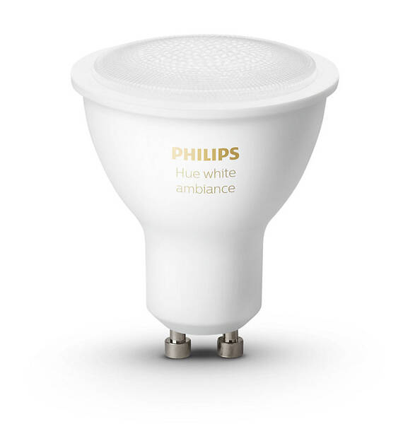 Chytrá žárovka Philips Bluetooth 5W, GU10, White Ambiance 

